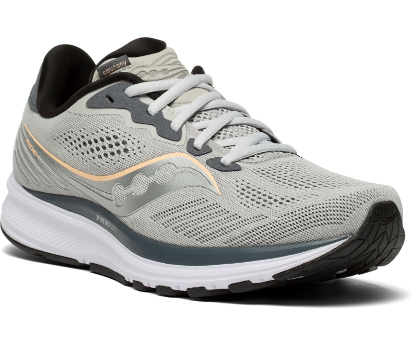 Saucony Ride 14 Women's Running Shoes Grey | AU 190ILHS